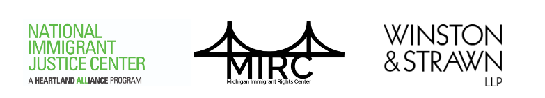 NIJC, MIRC, Winston & Strawn logos