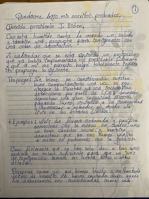 Carta de Gretta