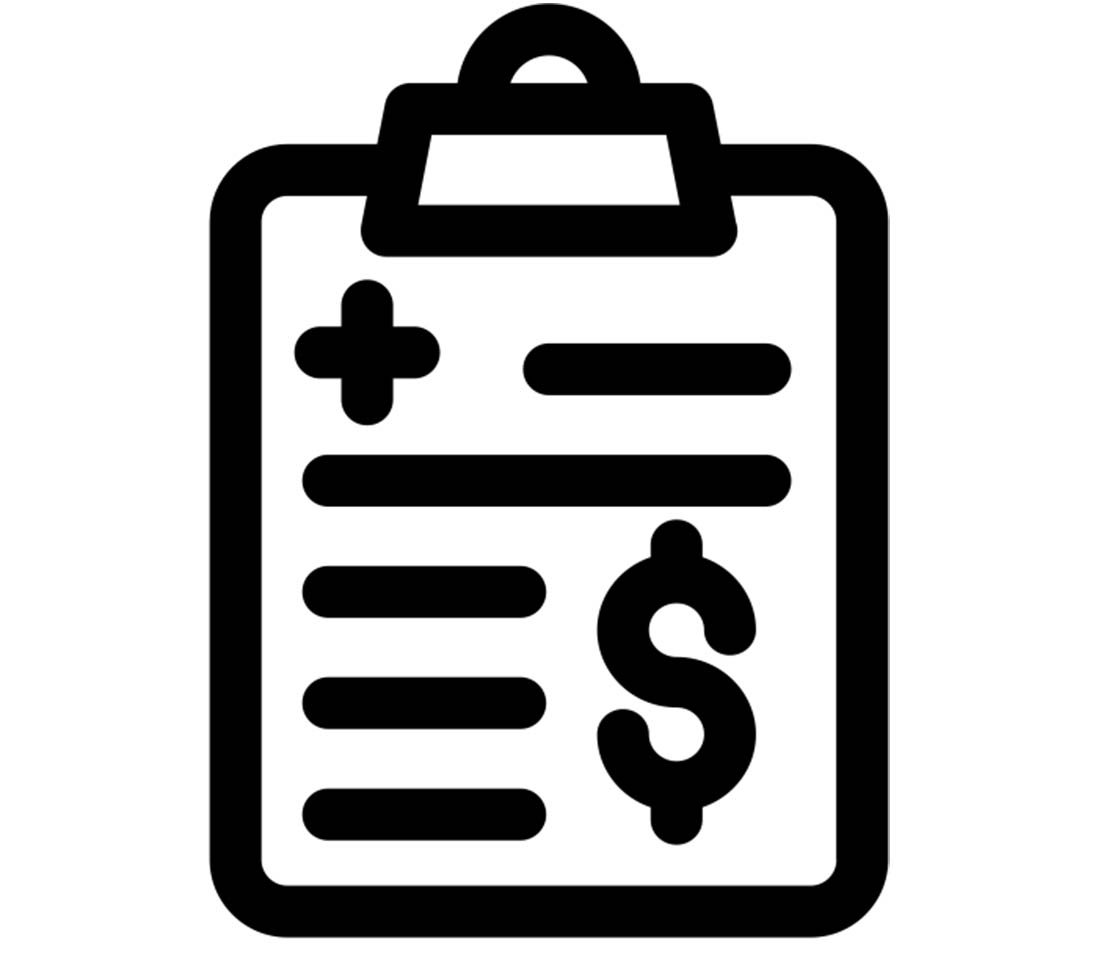checklist dollar sign icon