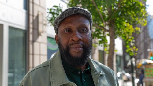 A photo of Robert Panton in Harlem, New York