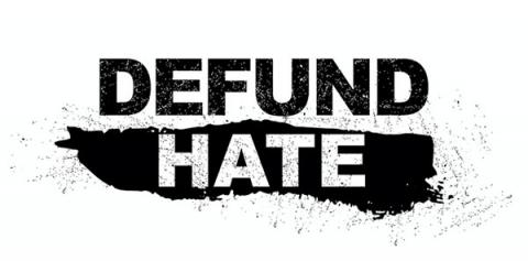 Defund Hate campaign logo
